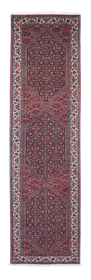 Alfombra de pasillo Alfombra persa - Bidjar - 279 x 73 cm - rojo claro