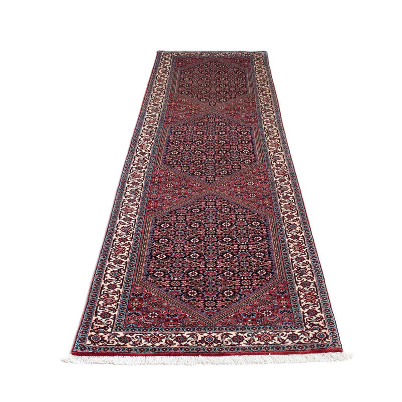 Alfombra de pasillo Alfombra persa - Bidjar - 279 x 73 cm - rojo claro