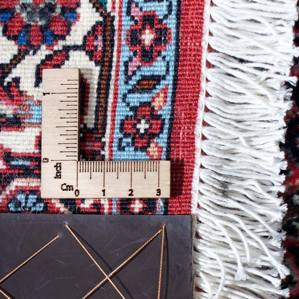 Alfombra de pasillo Alfombra persa - Bidjar - 279 x 73 cm - rojo claro