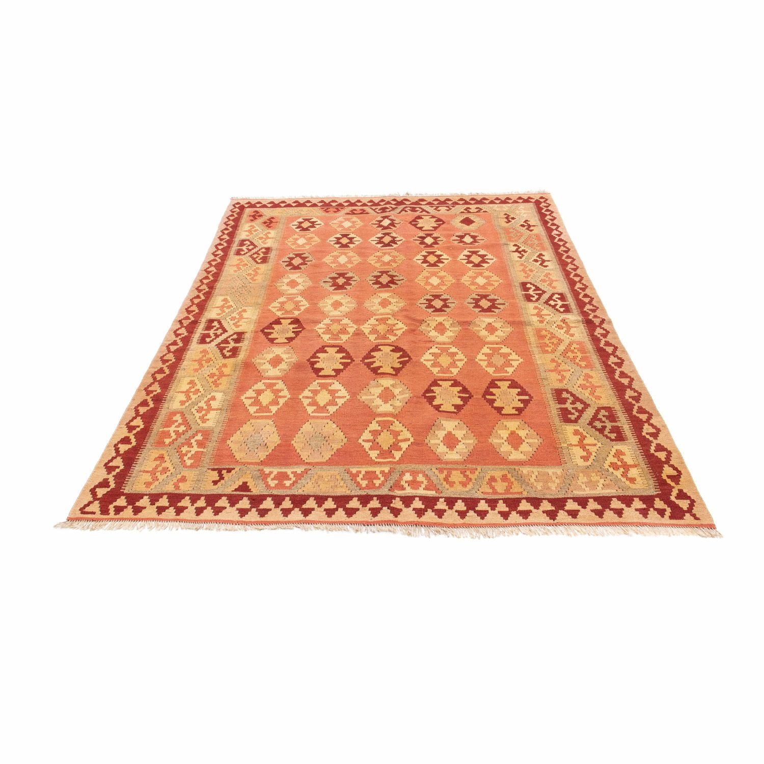 Alfombra Kelim - Oriental - 210 x 154 cm - naranja