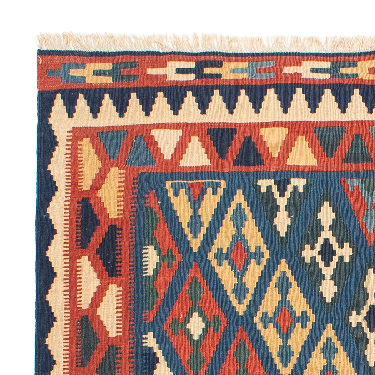 Alfombra Kelim - Oriental - 174 x 148 cm - azul