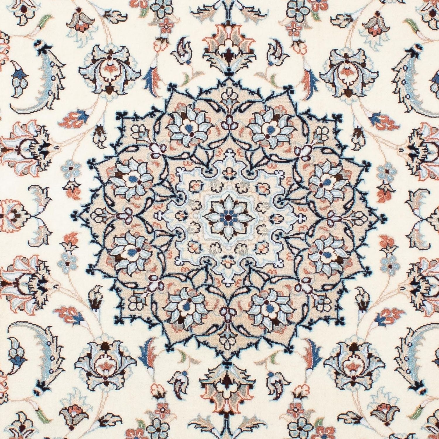 Alfombra Persa - Nain - Real - 197 x 137 cm - beige