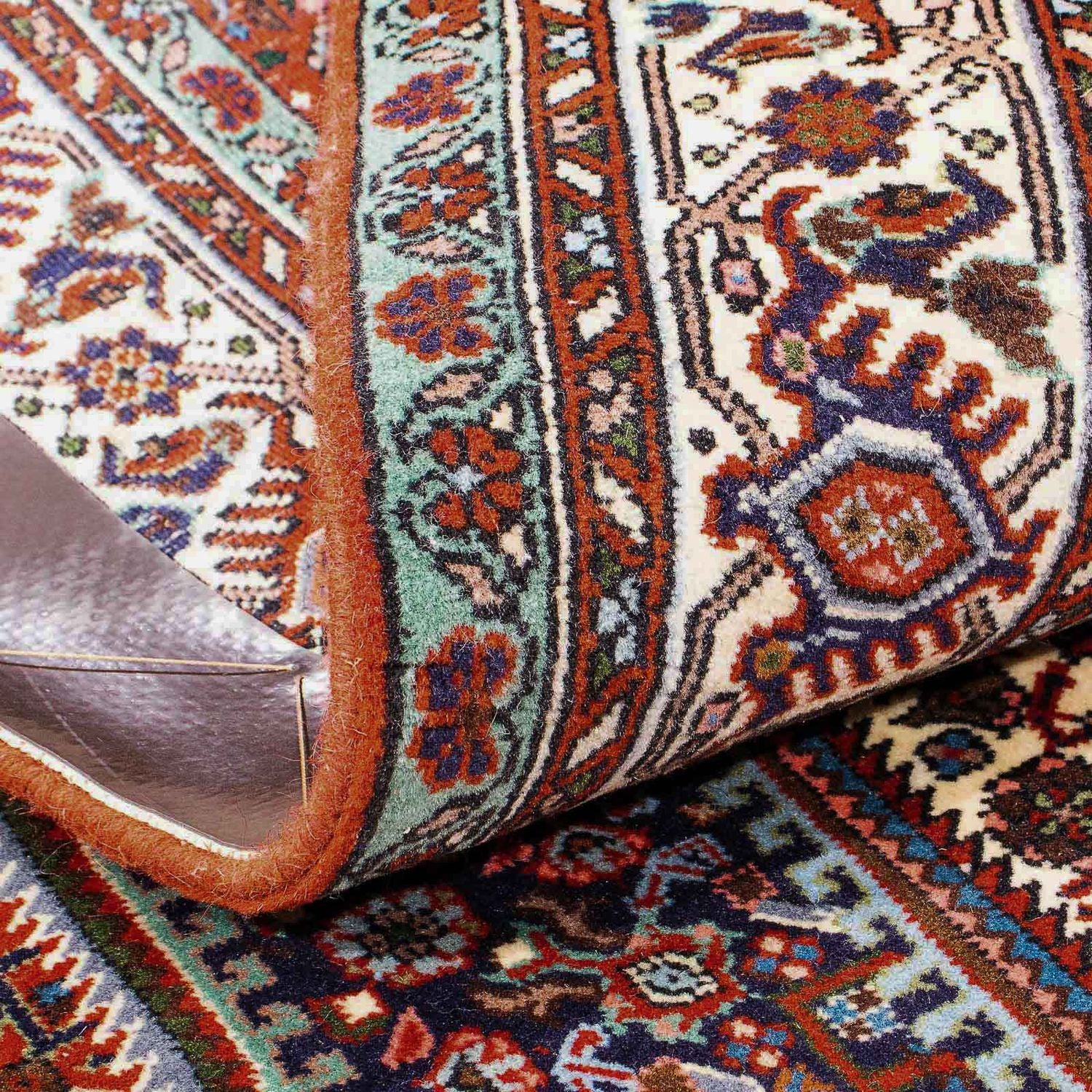 Alfombra persa - Bidjar - 164 x 110 cm - rojo