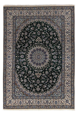 Alfombra persa - Ghom - 352 x 241 cm - negro