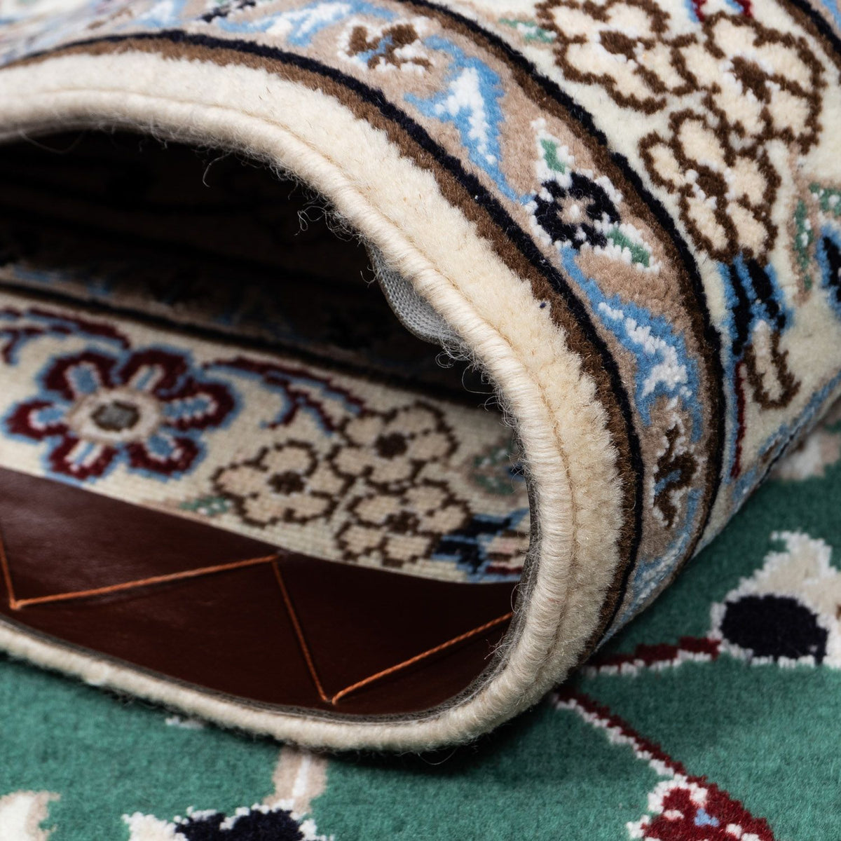 Alfombra persa - Ghom - 352 x 241 cm - negro