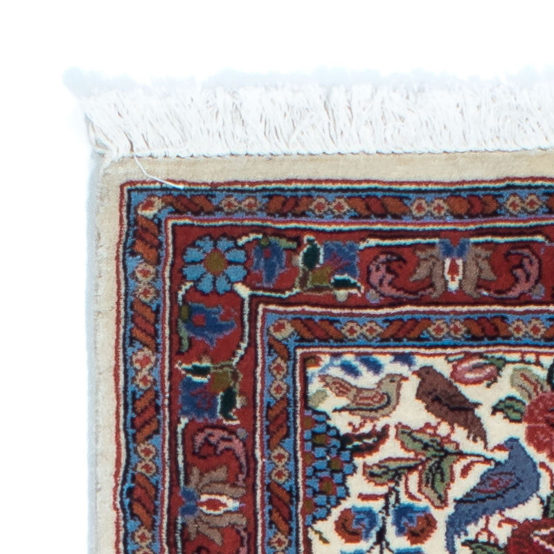 Alfombra de pasillo Alfombra persa - Ghom - 160 x 49 cm - beige