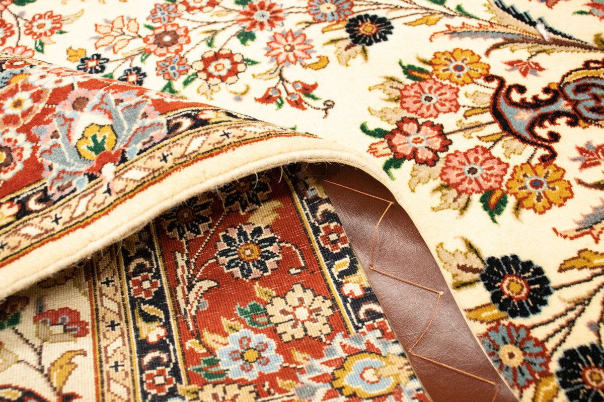 Alfombra persa - Ghom - 164 x 105 cm - beige