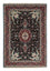 Alfombra persa - Ghom - 213 x 141 cm - azul oscuro