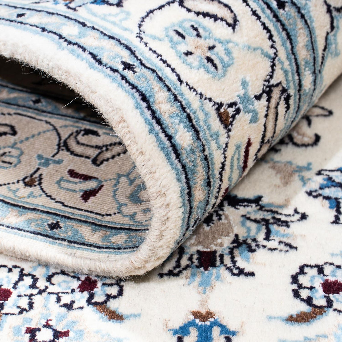 Alfombra Persa - Nain - Real - 195 x 124 cm - beige