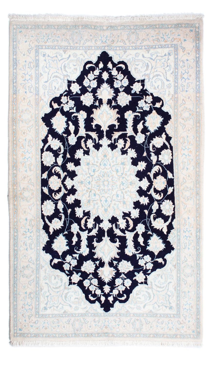 Alfombra Persa - Nain - Real - 204 x 123 cm - beige