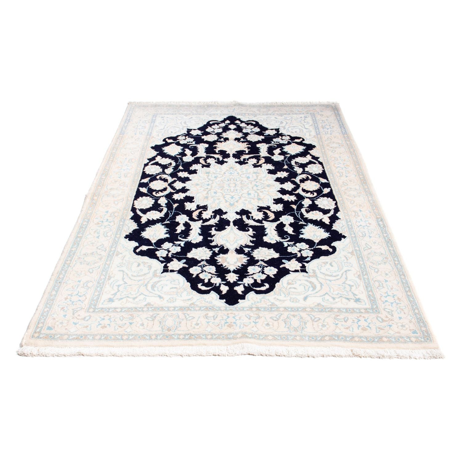 Alfombra Persa - Nain - Real - 204 x 123 cm - beige