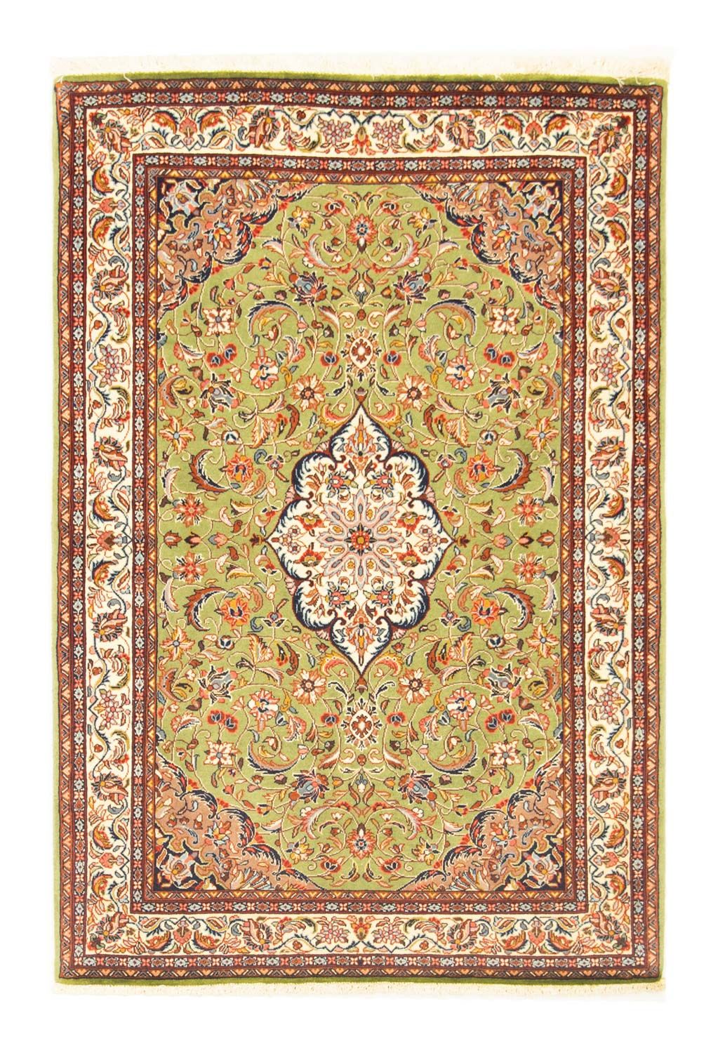 Alfombra persa - Clásica - 153 x 104 cm - verde