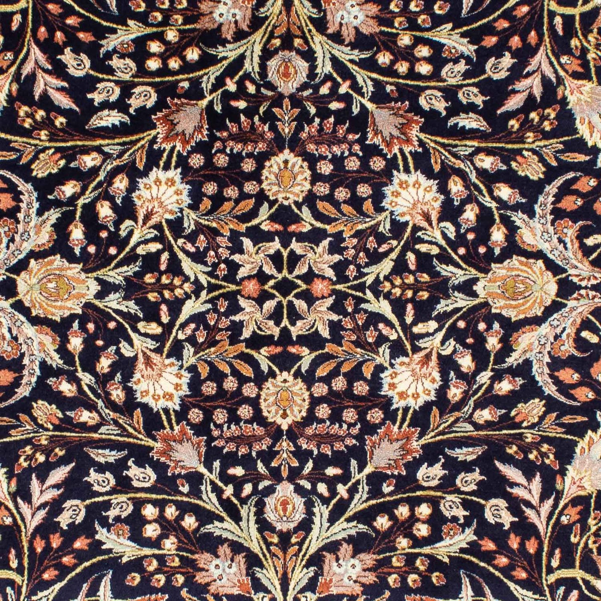 Alfombra persa - Nómada - 225 x 175 cm - azul oscuro