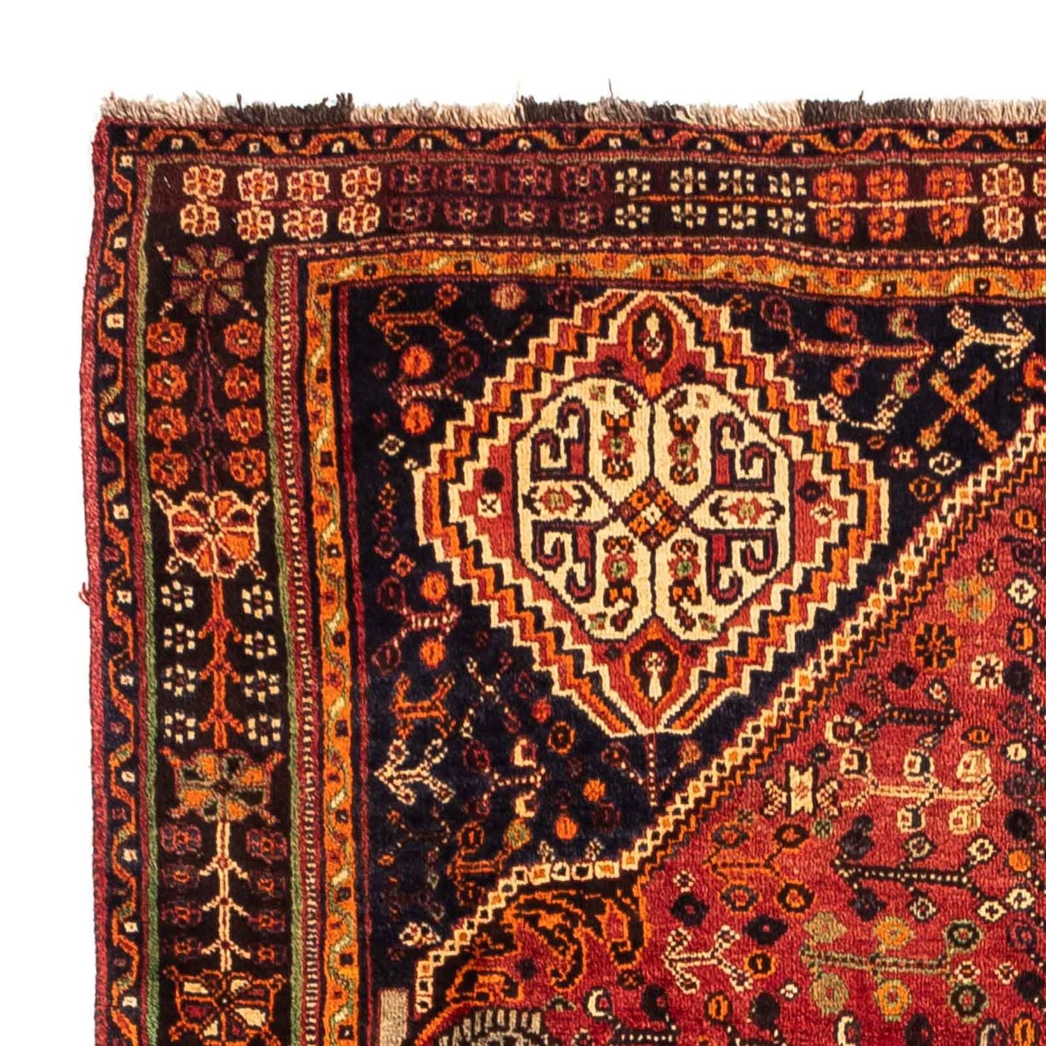 Alfombra persa - Nómada - 268 x 157 cm - rojo oscuro