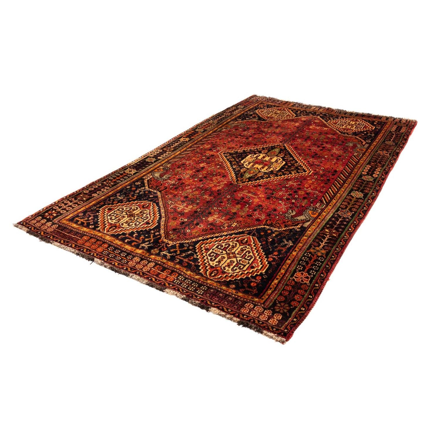 Alfombra persa - Nómada - 268 x 157 cm - rojo oscuro