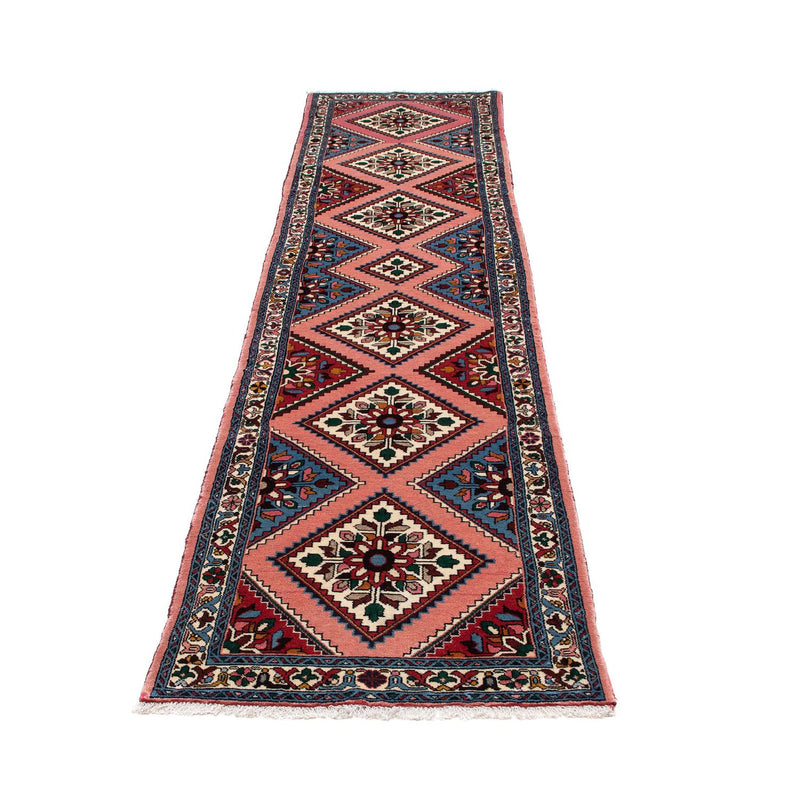 Alfombra de pasillo Alfombra persa - Nómada - 298 x 66 cm - rojo claro