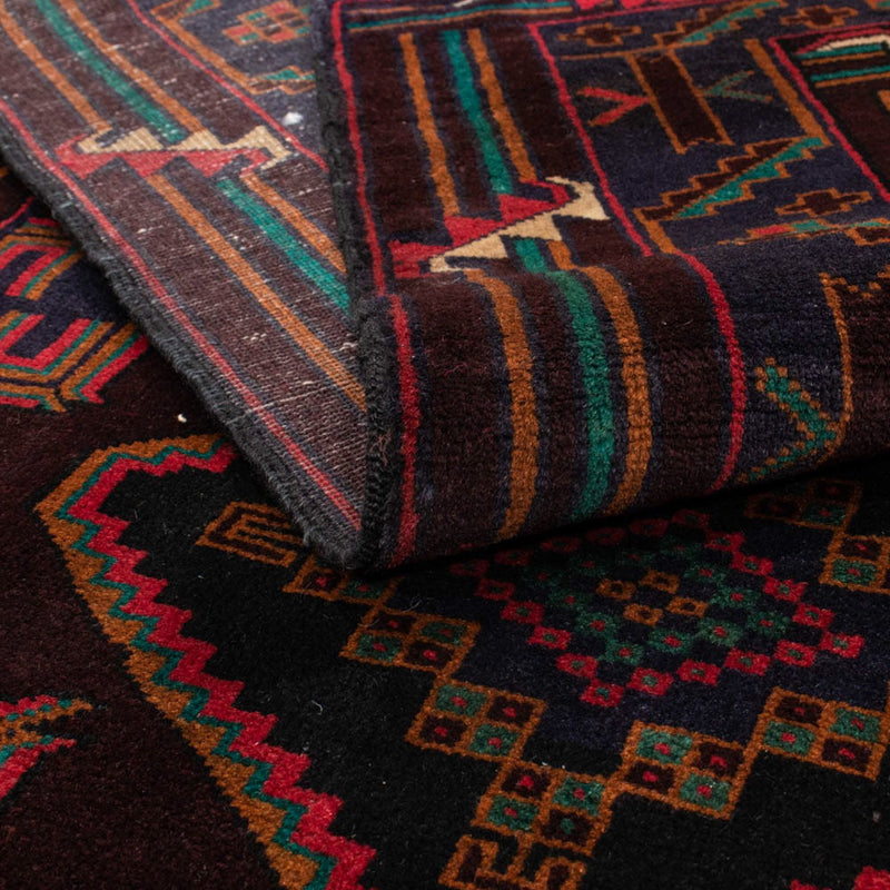 Alfombra de pasillo Alfombra Belutsch - 206 x 108 cm - marrón