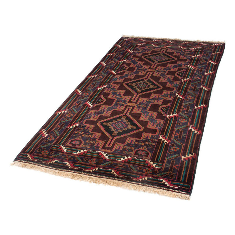 Alfombra de pasillo Alfombra Belutsch - 206 x 108 cm - marrón