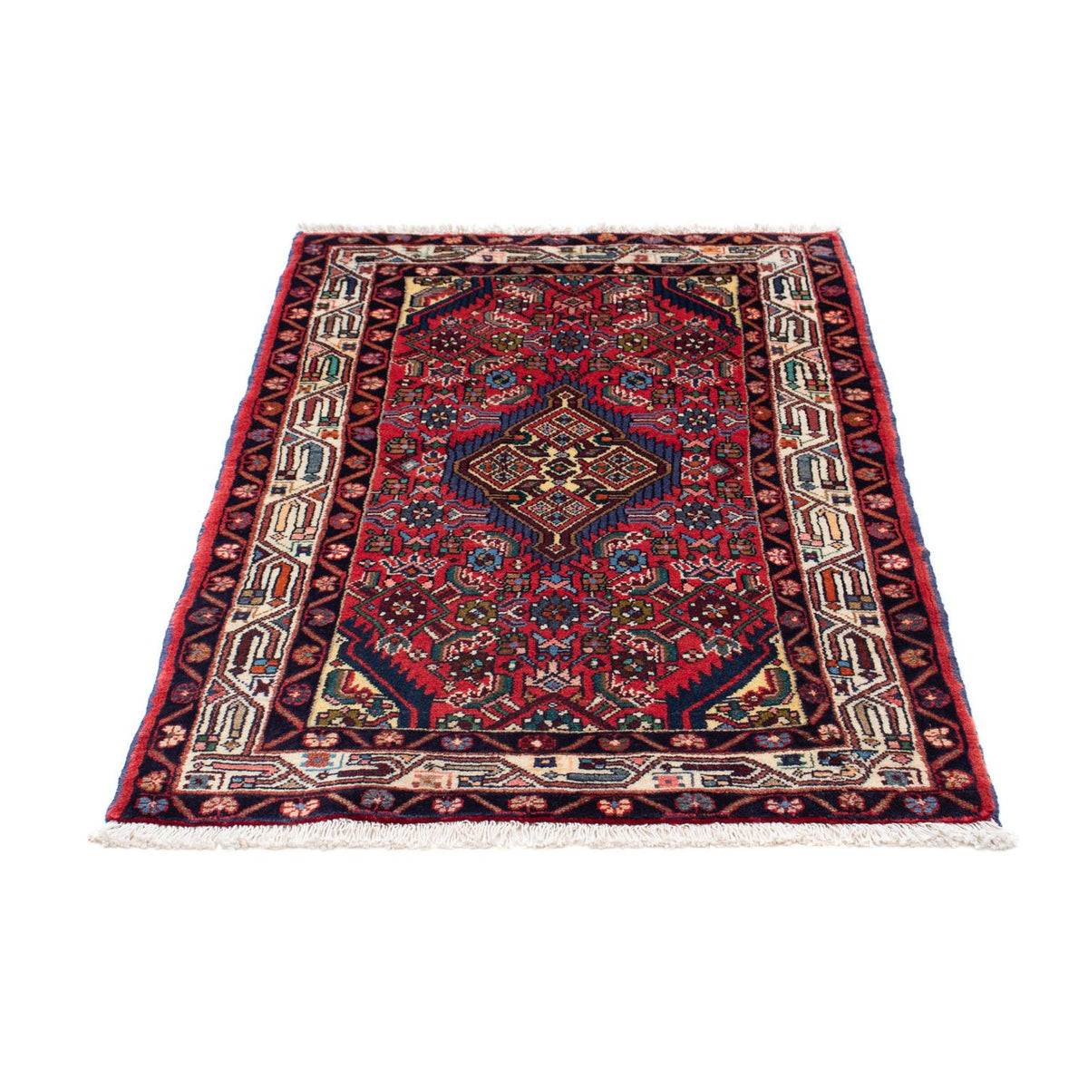 Alfombra persa - Nómada - 122 x 80 cm - rojo