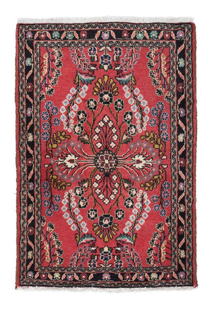 Alfombra persa - Nómada - 120 x 81 cm - rojo