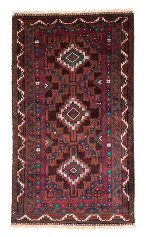 Alfombra de pasillo Alfombra Belutsch - 194 x 105 cm - óxido
