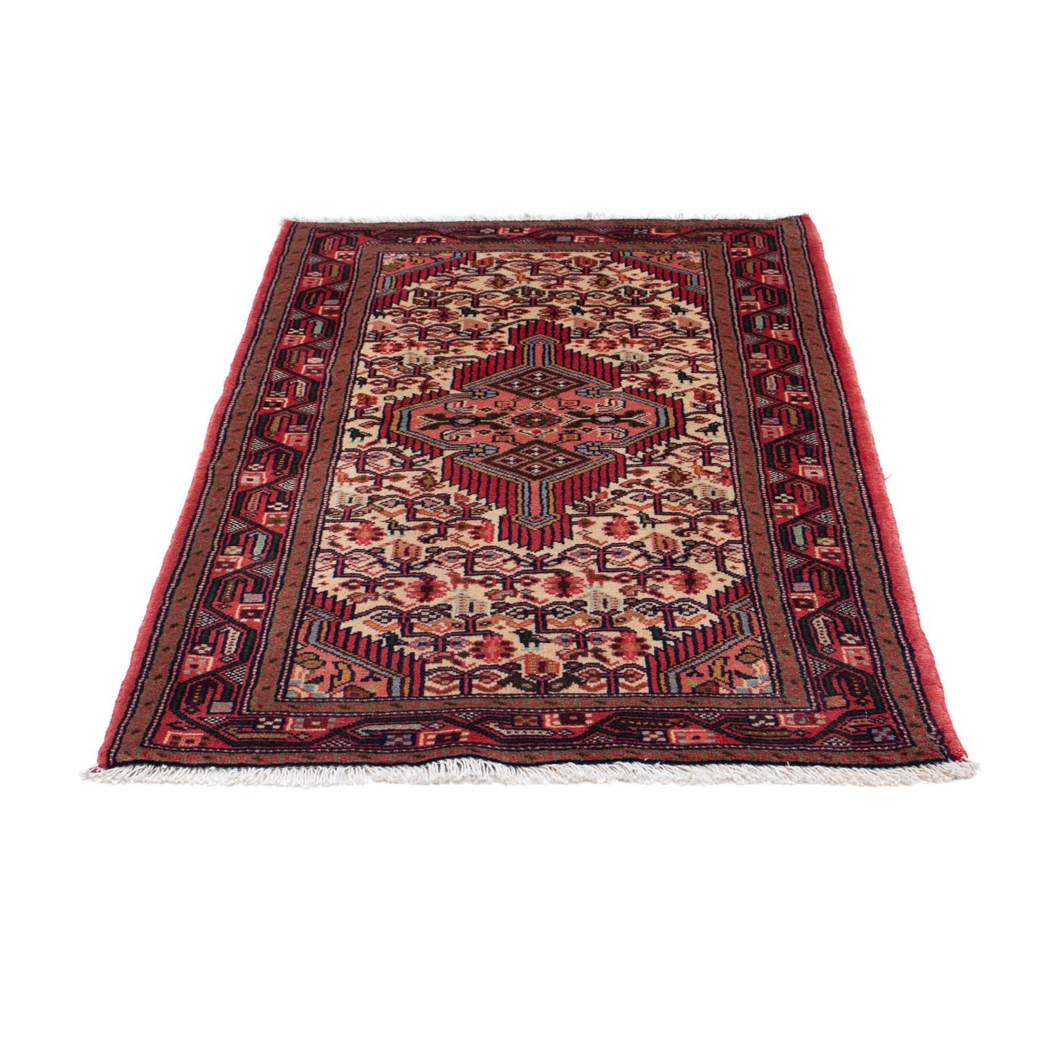 Alfombra persa - Nómada - 131 x 83 cm - beige