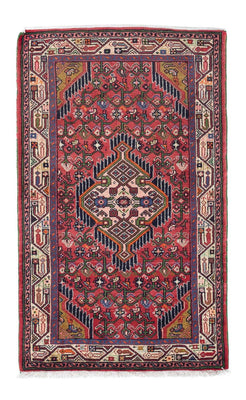 Alfombra persa - Nómada - 129 x 76 cm - rojo