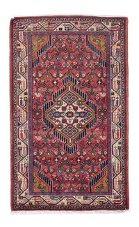 Alfombra persa - Nómada - 129 x 76 cm - rojo