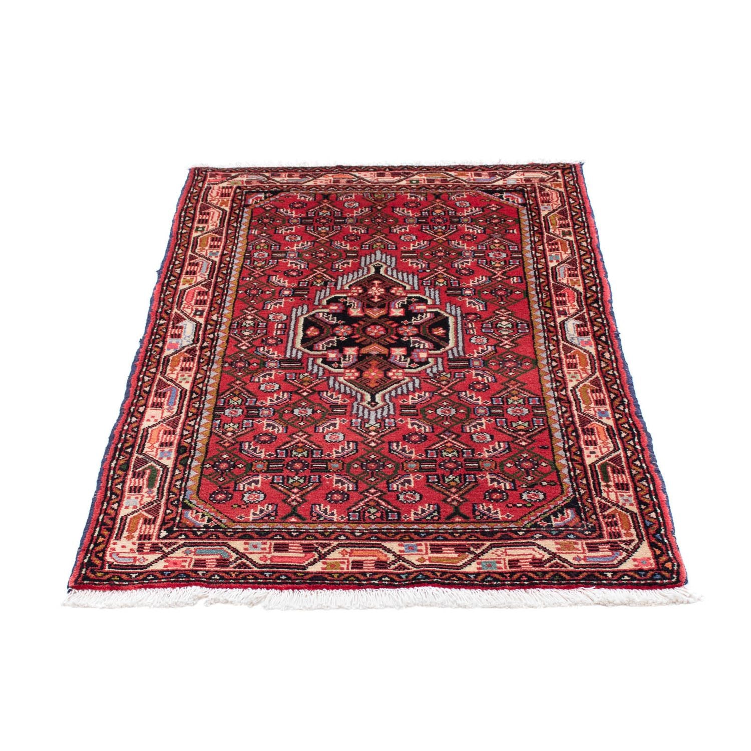Alfombra persa - Nómada - 128 x 79 cm - rojo
