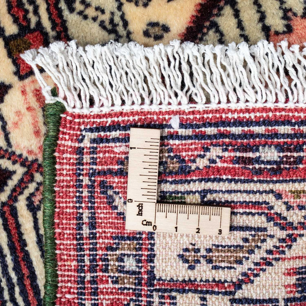 Alfombra persa - Nómada - 121 x 80 cm - rojo claro