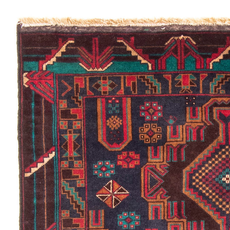 Alfombra de pasillo Alfombra Belutsch - 194 x 108 cm - rojo oscuro