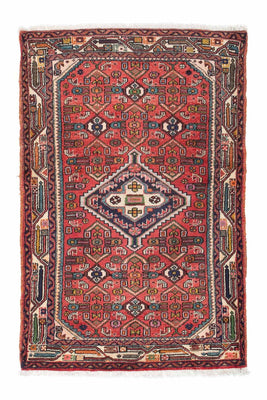 Alfombra persa - Nómada - 103 x 83 cm - rojo