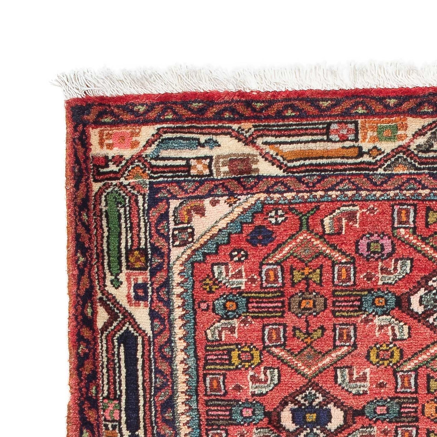 Alfombra persa - Nómada - 103 x 83 cm - rojo