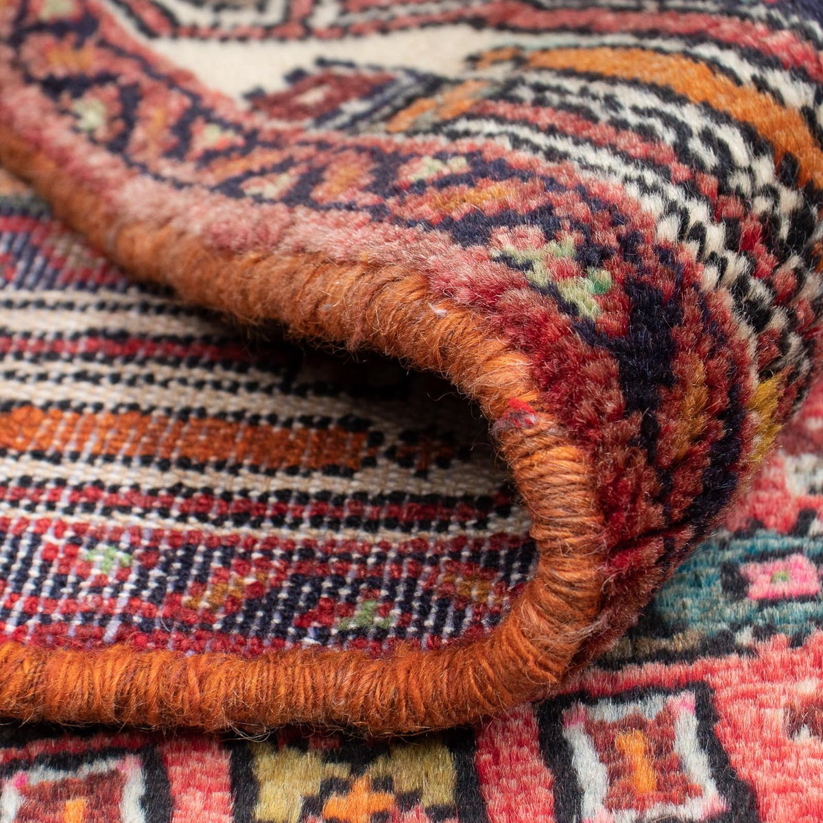 Alfombra persa - Nómada - 103 x 83 cm - rojo