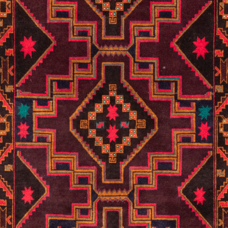Alfombra de pasillo Alfombra Belutsch - 193 x 106 cm - azul oscuro