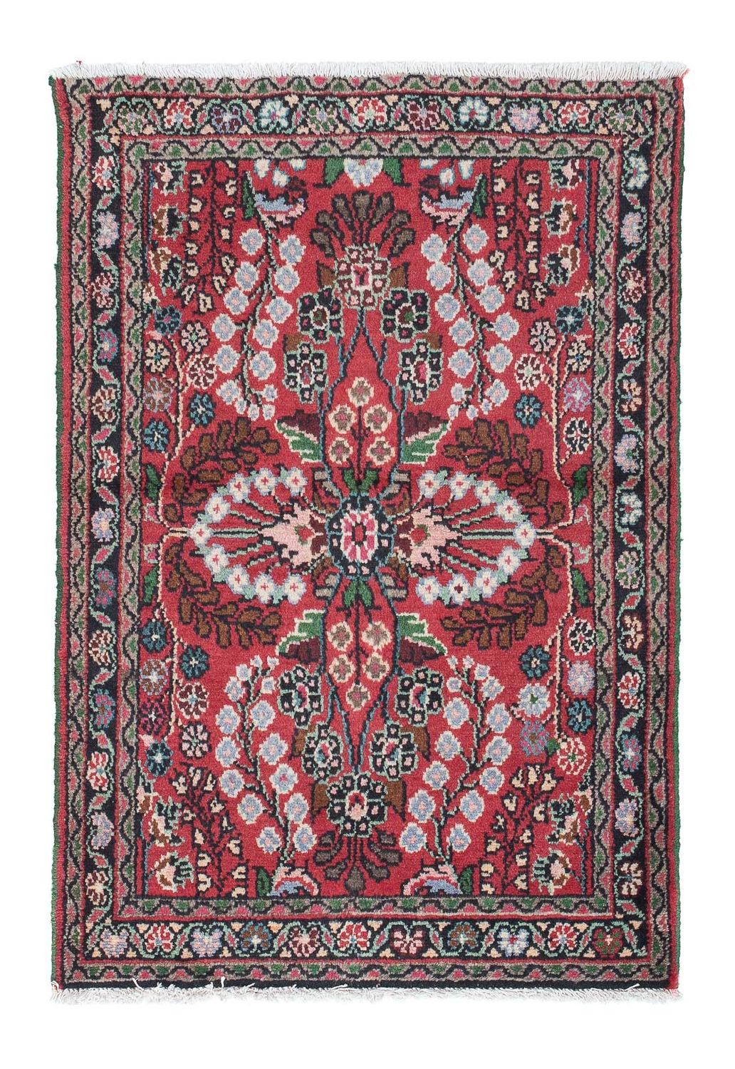 Alfombra persa - Nómada - 115 x 80 cm - rojo