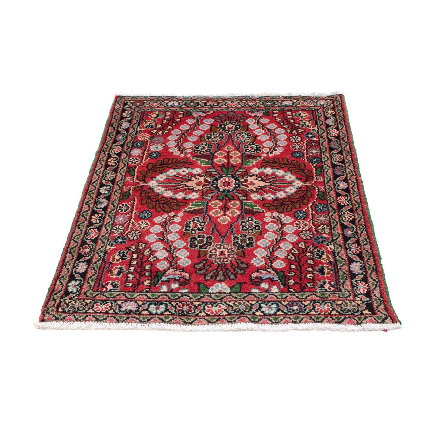 Alfombra persa - Nómada - 115 x 80 cm - rojo