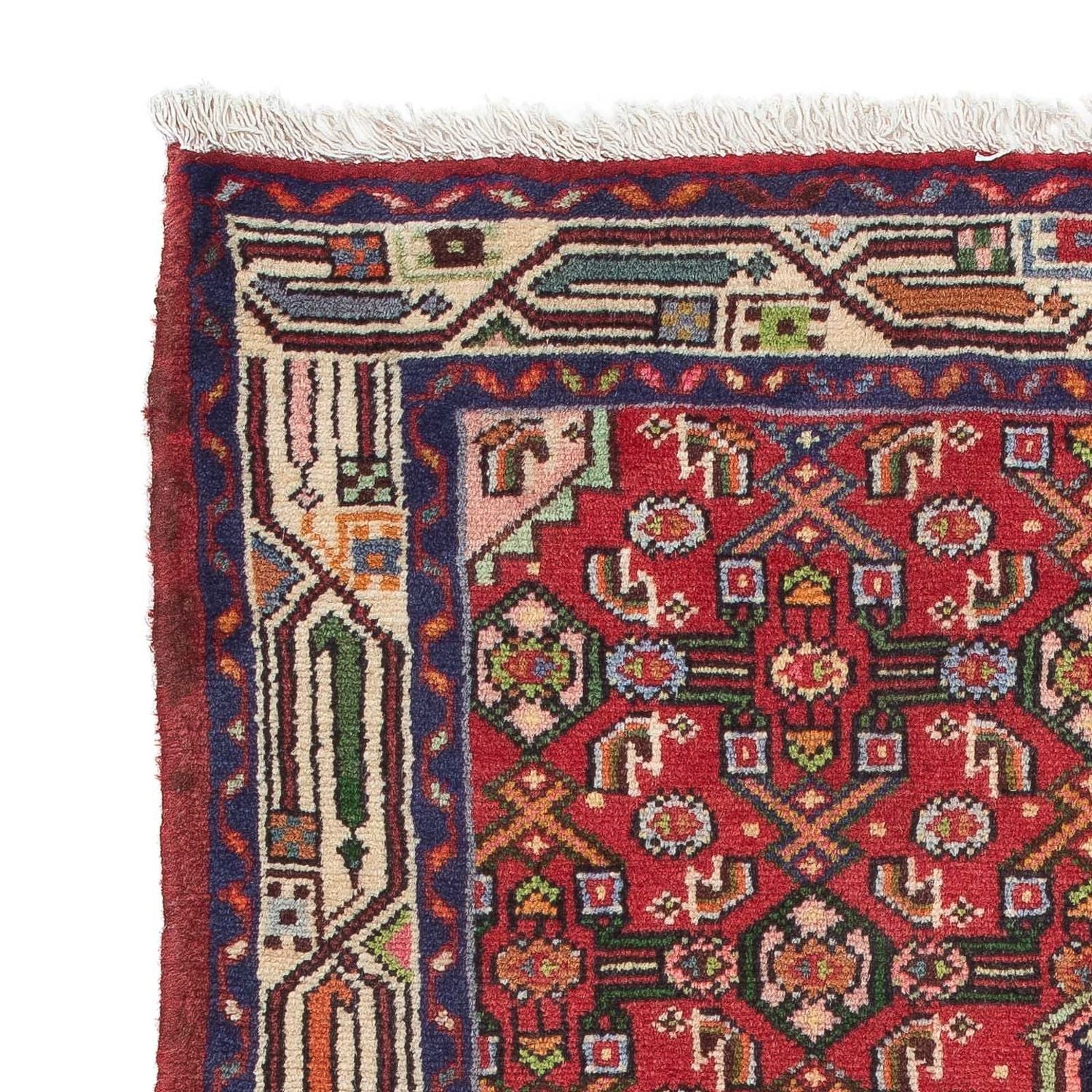 Alfombra persa - Nómada - 120 x 79 cm - rojo