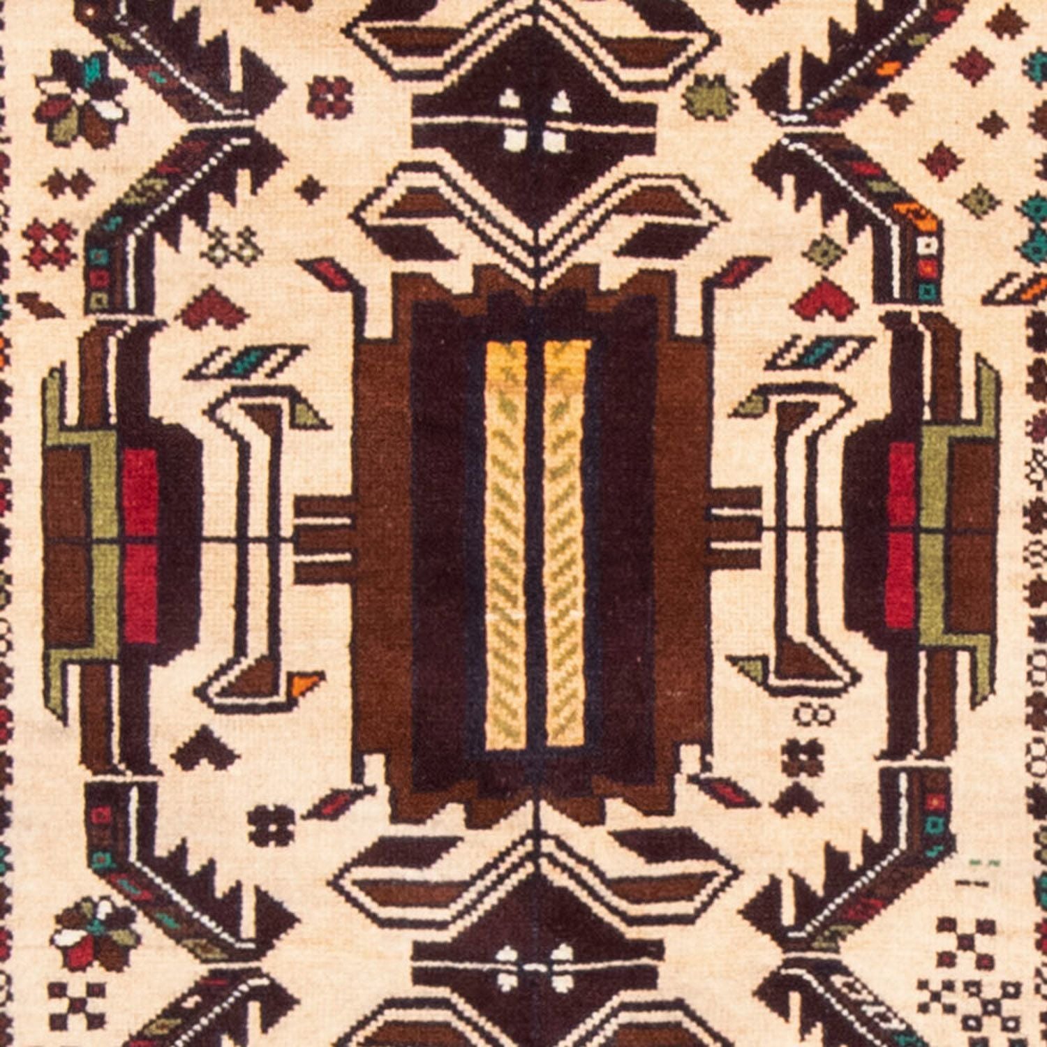 Alfombra de pasillo Alfombra Belutsch - 207 x 100 cm - beige