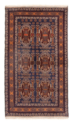 Alfombra de pasillo Alfombra Belutsch - 184 x 107 cm - azul oscuro