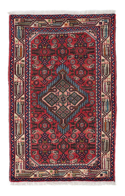 Alfombra persa - Nómada - 125 x 81 cm - rojo