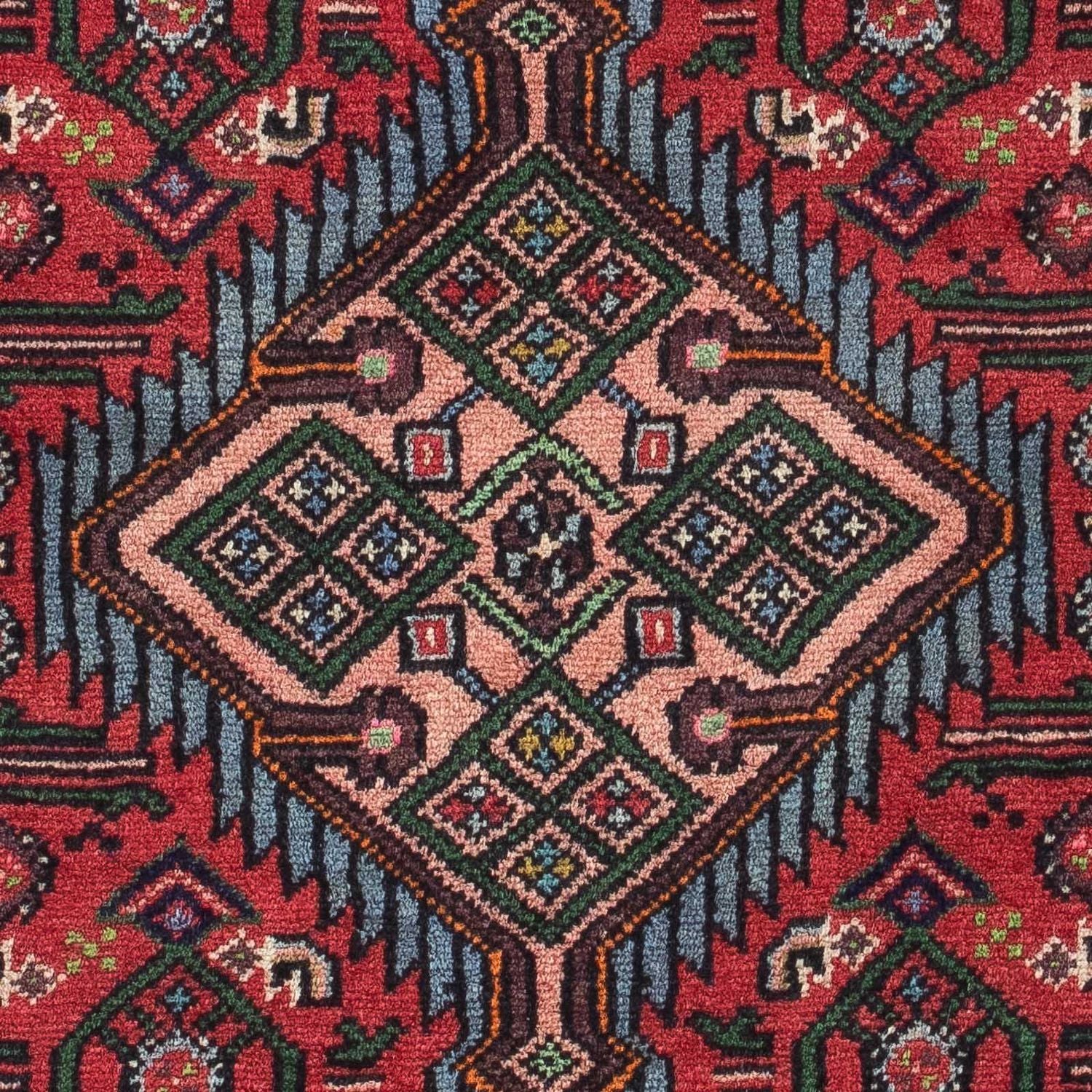 Alfombra persa - Nómada - 125 x 81 cm - rojo