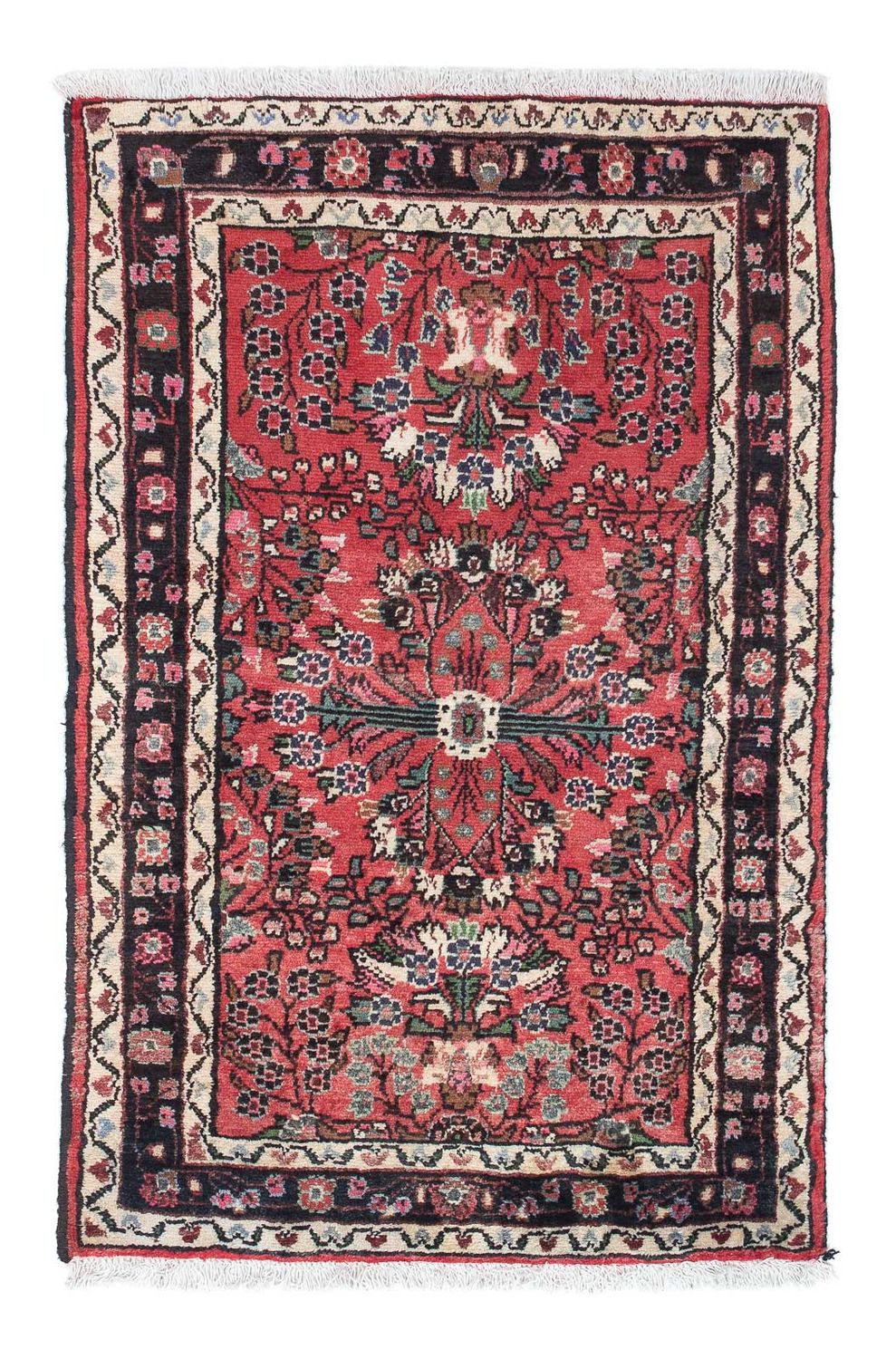 Alfombra persa - Nómada - 121 x 79 cm - rojo