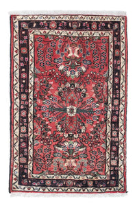Alfombra persa - Nómada - 121 x 79 cm - rojo