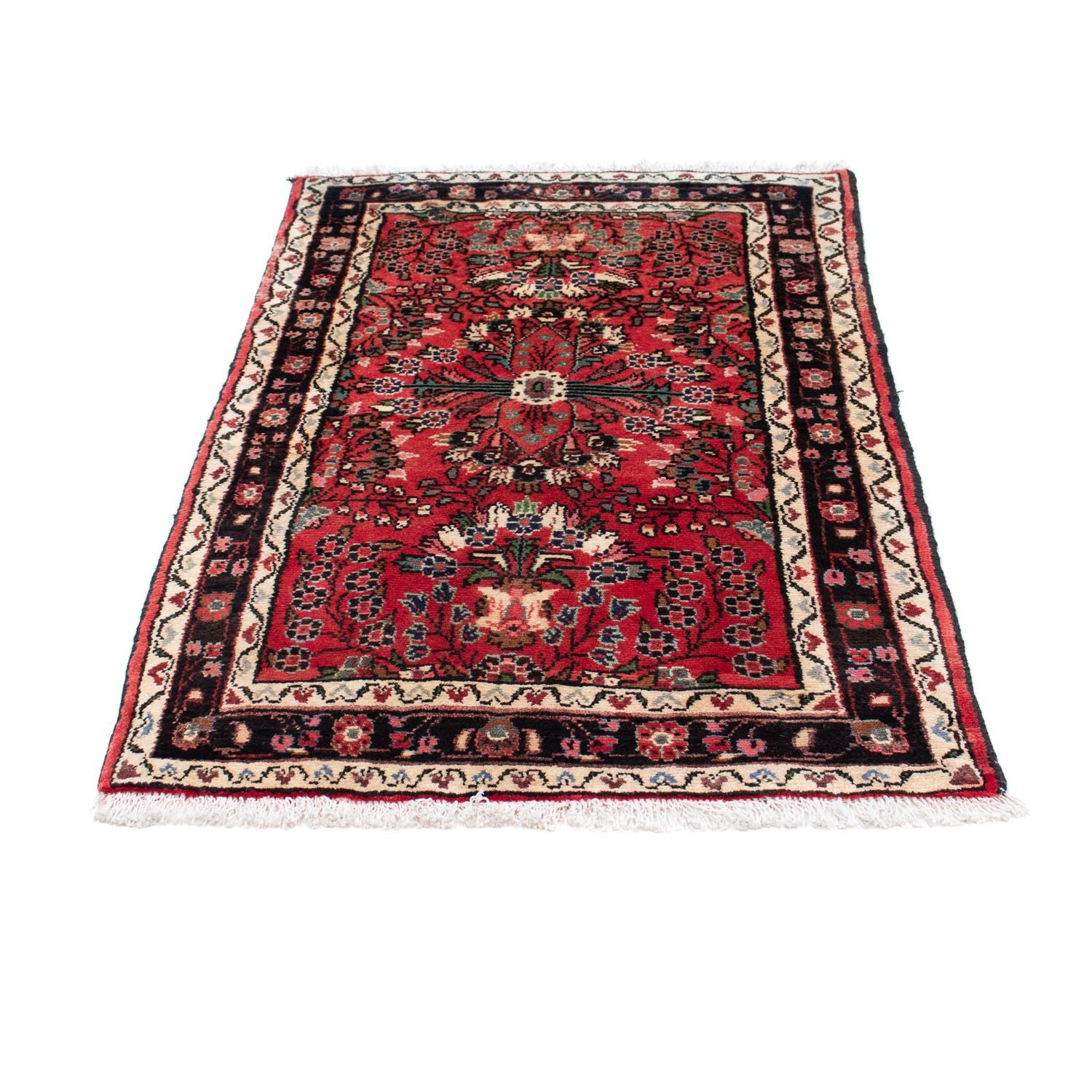 Alfombra persa - Nómada - 121 x 79 cm - rojo