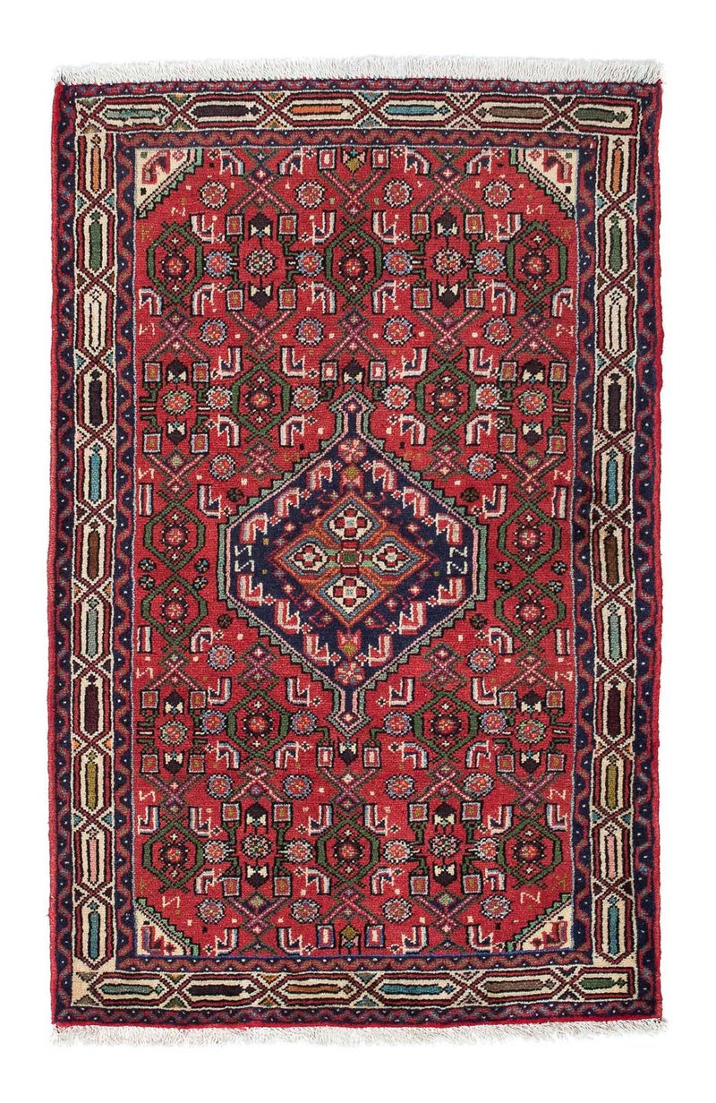 Alfombra persa - Nómada - 122 x 80 cm - rojo