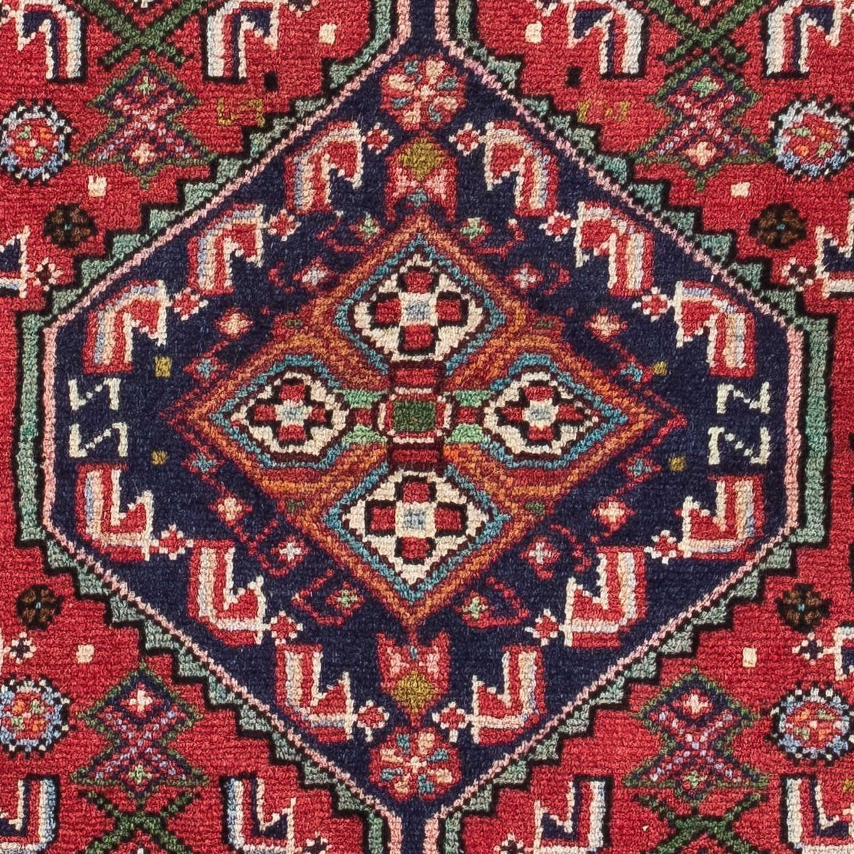Alfombra persa - Nómada - 122 x 80 cm - rojo