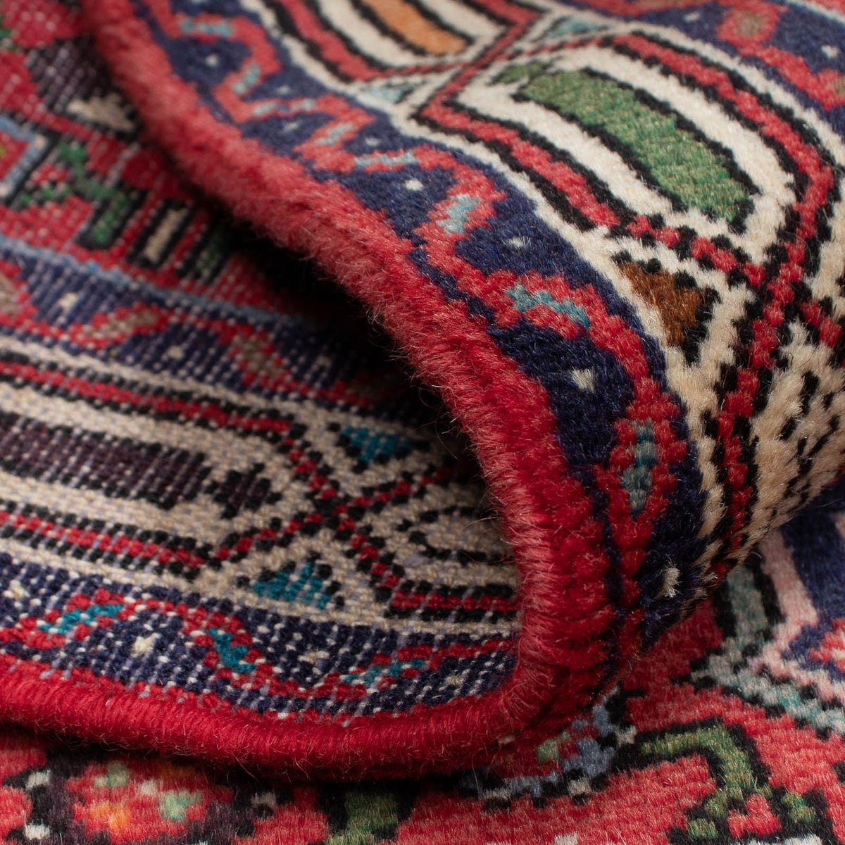 Alfombra persa - Nómada - 122 x 80 cm - rojo