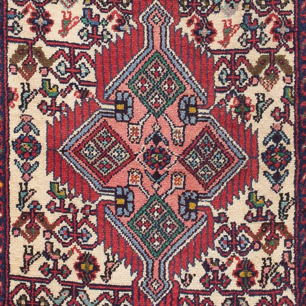 Alfombra persa - Nómada - 126 x 75 cm - beige