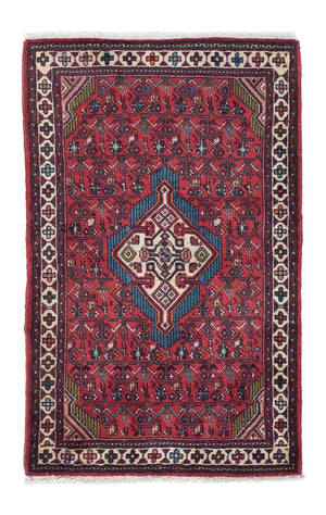 Alfombra persa - Nómada - 127 x 79 cm - rojo